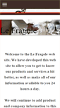 Mobile Screenshot of lefragole.com